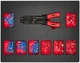 Професійна інструментальна шафа,візок 541 предмет 12 шухляд Kraft&Dele KD1071,на колесах для СТО та майстерні - зображення 14