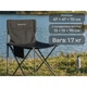 Кресло Naturehike Shan Lan T01 CNK2550JJ025 сталь Черный (1047-6977465864628) - изображение 7