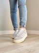 Кроссовки женские Adi Gazelle Bold Platform Grey White / кеды Ади Газель болд серые белые 40 - изображение 7