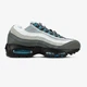 Кроссовки мужские Ni Air Max 95 Grey Baltic Blue / Най аир макс 95 серые с голубым 44 - изображение 6