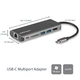 Мультипортовый адаптер StarTech USB-C Multiport Adapter 6-in-1 (DKT30CSDHPD3) Тёмно-серый - изображение 8