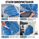 Вакуумные пакеты подвесные 5 шт, 70x140см для курток, пальто, верхней одежды, с зип-замком мешки вакуумные для хранения VacuumBag_70*140-5sht - изображение 4