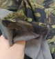Трикотаж костюмний принт жакард у відтінках кольору хакі - изображение 2