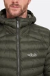 Зимова чоловіча куртка Rab Cirrus Alpine Jacket, Beluga (S) - зображення 3