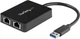 Мережевий адаптер Startech USB 3.0 to Dual Port Gigabit Ethernet Adapter (USB32000SPT) - зображення 1