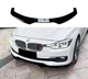 Спліттер губа AD_Plastik BMW 3 Series F30 2012 2019 на передній бампер чорний (B-95) - зображення 2