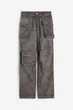 Штани карго H&M 1222122001c70 38 сірі (100015405) - зображення 1