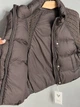 Куртка жіноча YZY 30790 oversize з в’язаними рукавами демісезонна one size коричнева - зображення 2
