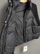 Куртка жіноча YZY 30790 oversize з в’язаними рукавами демісезонна one size чорна - зображення 2