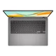 Ноутбук ASUS Vivobook S14 (S5408QA-TM362W), Qualcomm Snapdragon X X1-26-101 / 14" / RAM 8 ГБ LPDDR5 / SSD 512 ГБ / Qualcomm Adreno X1-85 / Windows 11 Home / Сірий - зображення 3
