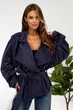 Тренч AGER XXXL-4XL Синий 257R626 - изображение 5