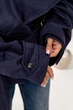 Тренч AGER XXXL-4XL Синий 257R626 - изображение 8