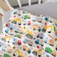Плед-одеяло со съемным утеплителем для мальчика 100х80 см Oh My Kids «Строительные разноцветные машинки» желтый - изображение 2
