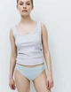 Набор хлопковые трусики Marks&Spencer модель High legs 12(40) 5 шт soft blue 0273 - изображение 3