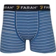 Набор мужских боксеров трусов Farah Underwear Boxer Shorts 3 шт в наборе, размер M, белые, синие, полоска - изображение 2