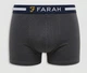 Набір чоловічих трусів боксерів Farah Underwear Boxer Shorts 3 шт в наборі, розмір M, чорний, темно-сірий, сірий - зображення 2