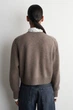 Жіночий кардиган COS Merino Wool Cardigan Бежевий L (1331604002) - изображение 4