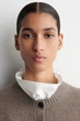 Жіночий кардиган COS Merino Wool Cardigan Бежевий L (1331604002) - изображение 5