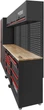 Комплект мебели для мастерской Kraft&Dele KD5860 260 см, металлический верстак со столешницей, шкафами, ящиками и перфорированной панелью - изображение 14