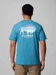 Футболка хлопковая длинная мужская Columbia 597852400 M Синяя (1162027022) - изображение 2