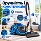 Пылесос Sokany SK-13005 3600 Вт с контейнером 3,5 л и телескопической трубкой - изображение 7