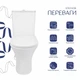 Унитаз напольный Qtap Presto безободковый с сиденьем Soft-close QTPRE27W51022 - изображение 3