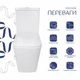 Унитаз напольный Qtap Crow Ultra Quiet безободковый с сиденьем Soft-close QTCRO27W51028 - изображение 3