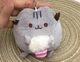 Плюшевий брелок-іграшка Кіт Пушин з морозивом (Pusheen з морозивом) , сірий, 10 см - изображение 2