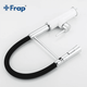 Смеситель для кухни Frap F4452-8 с гибким изливом, 2 режима, бело/черный. - изображение 4