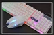 Ігровий дротовий комплект JOMAA SHIPADOO D500 клавіатура механічна + мишка з RGB Підсвіткою Білий - зображення 2