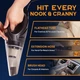 Автомобильный пылесос ThisWorx 110W 12V, ручной пылесос для авто, HEPA-фильтр, 3 насадки, кабель 5 м - изображение 2