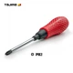 Викрутка TAJIMA PH2 6х100 мм магнітна, Cr-V-Mo (1301-0010) - изображение 2
