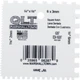 Зубчатий шпатель Marshalltown QLT 76 мм зуб 1,5 х 1,5 / 3 х 3 / 6 х 6 / 6 х 3 мм пластиковий - изображение 5