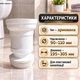 Гофра для унитаза 330 мм, армированная, короткая KronoPlast - изображение 2