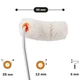 Валик для покраски труб Polax (21-031) - изображение 3