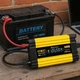 Автомобильный инвертор Желтый / Преобразователь напряжения с 12-220V, 500Вт, 2хUSB - изображение 3