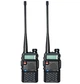 Набір 2 шт Рація портативна Baofeng P51UV версія для ЄС VHF/UHF 5 Вт 1800 mAh Чорна - зображення 1