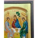 Писана грецька ікона Свята Трійця (Старозавітна) 17×21 см - зображення 7