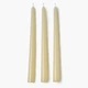 Набор столовых свечей MBM HOME 3 шт. 25 см айвори (FR-18 IVORY) - изображение 1