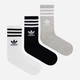 Носки Adidas CREW SOCK 3STR белый ,серый, черный Уни (46-48) IL5023 46-48 - изображение 3