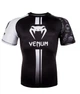 Футболка спортивна "Venum" для боксу та фітнесу чорна з білим 3XL - изображение 1