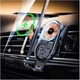 Автотримач для телефона з БЗП REMAX 15W Ultra-thin 3-Axis Linkage Car Holder RM-C17i Black - изображение 3