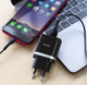Мережевий зарядний пристрій Hoco C12Q 15W USB-A 3A QC 3.0 + кабель USB Type-C 1 м Black (S23991) - зображення 6