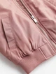 Куртка бомбер для девочки H&M, демисезонная, 6-8 лет, 122-128 см, розовая на легком синтепоне - изображение 8