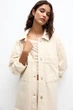 Джинсова куртка Pull & Bear світло-бежевий SNCVH139 L - зображення 4