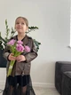 Косуха курточка для дівчинки з еко- шкіри 110см - изображение 7