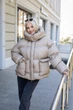 Зимова куртка Mila Nova К-396 44 бежевий - изображение 2