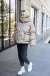 Зимова куртка Mila Nova К-396 44 бежевий - изображение 6