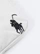 Сумка через плечо с вышивкой Polo, белая, 23×18 см POLO-017-BLK - изображение 5