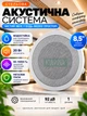 Водостойкая потолочная акустическая система 8,5″ 20 Вт для врезного монтажа, белая - изображение 1